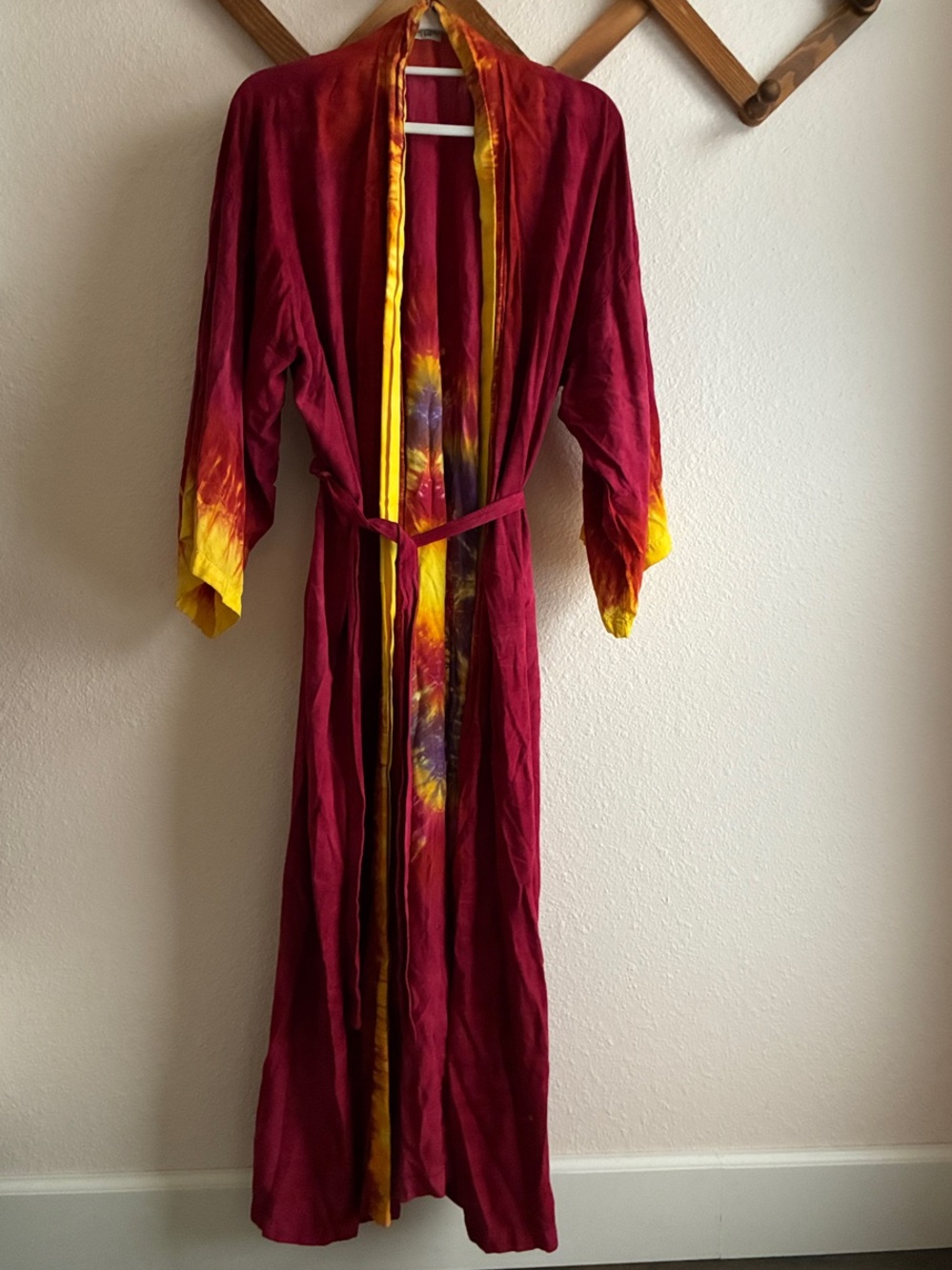 Mandala Hand Tie Dyed Robe from Dharma OS
